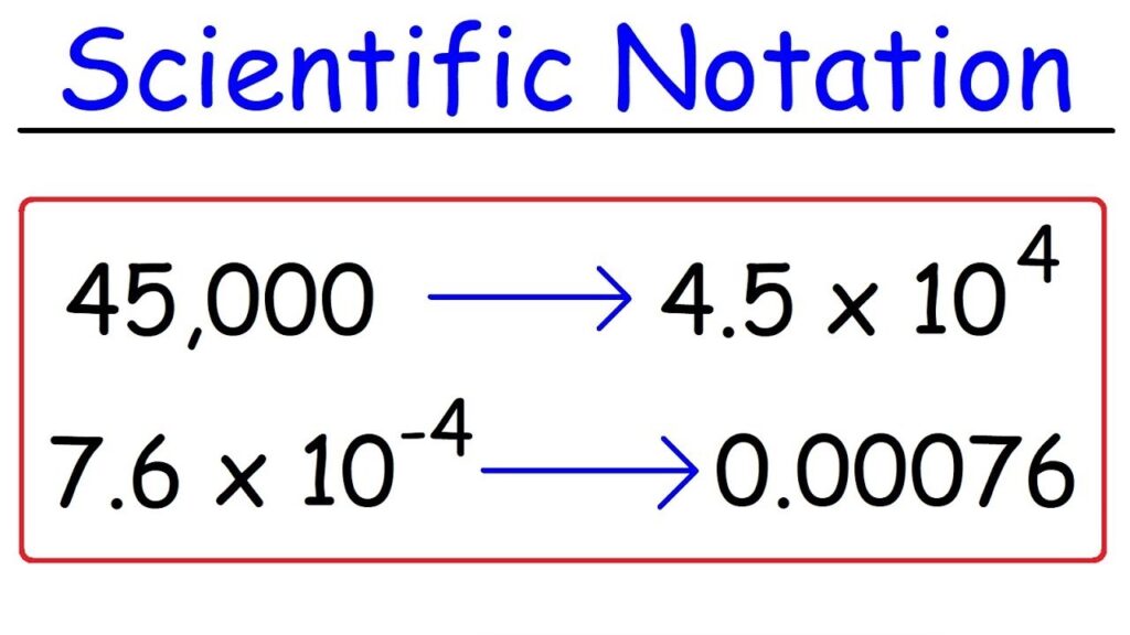 scientific notation