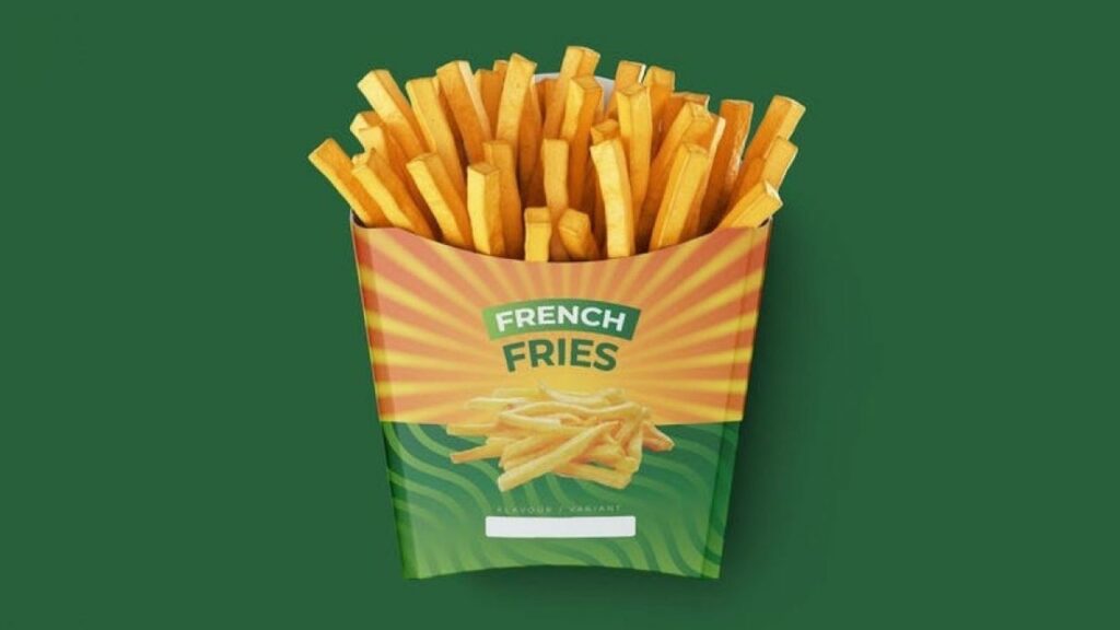 Display your French Fries in Attractive Packs