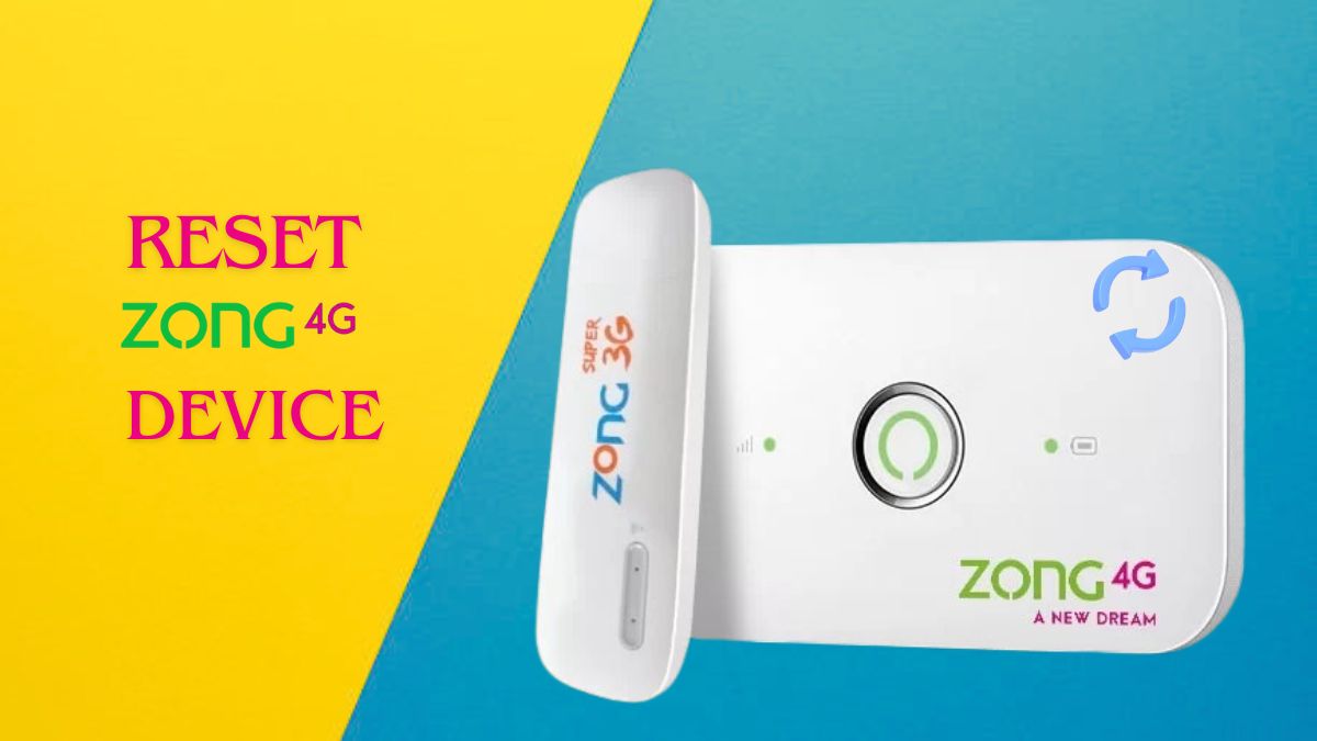 How To Reset Zong Device